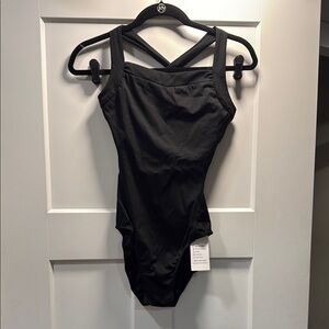 Chic Black bodysuit with lace back